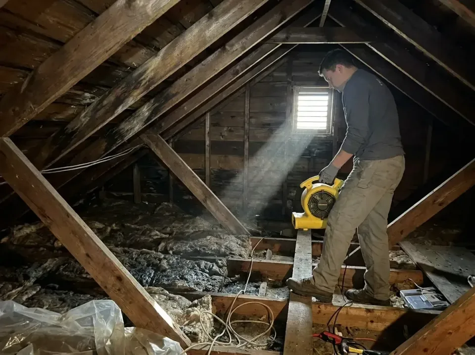 attic-water-damage-drying-proc-007 — frequently asked questions, Emergency Water Extraction & 24/7 Flood Response in Barring…